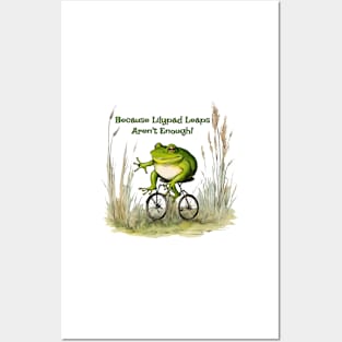 Lily Pad Leaps Frog Design Posters and Art